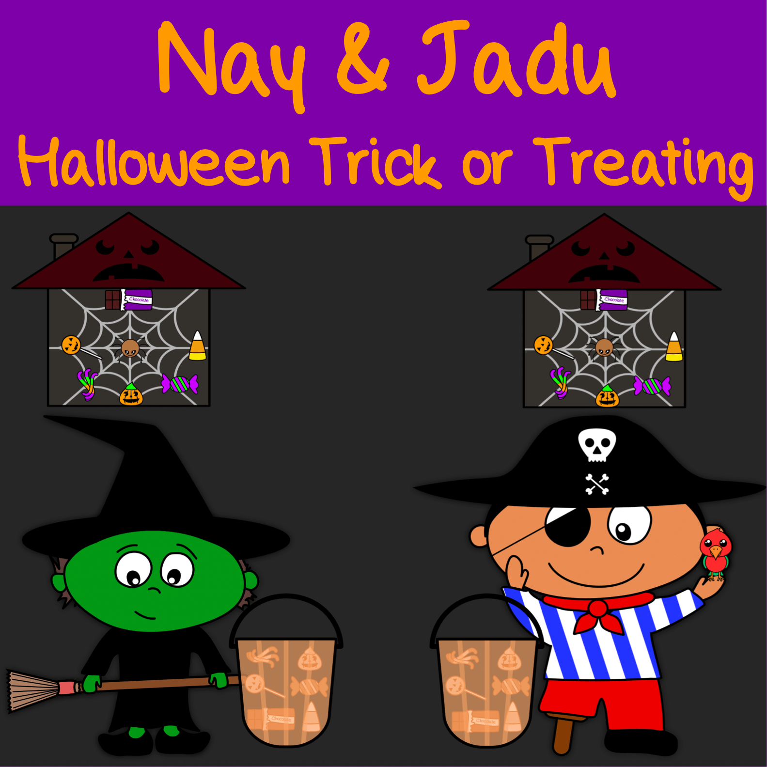 Nay and Jadu Trick or Treating